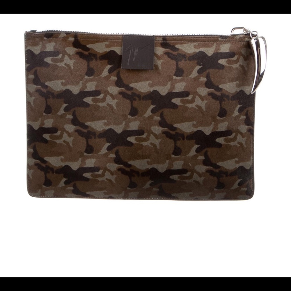 Giuseppe Zanotti cam pony hair zip. authentic